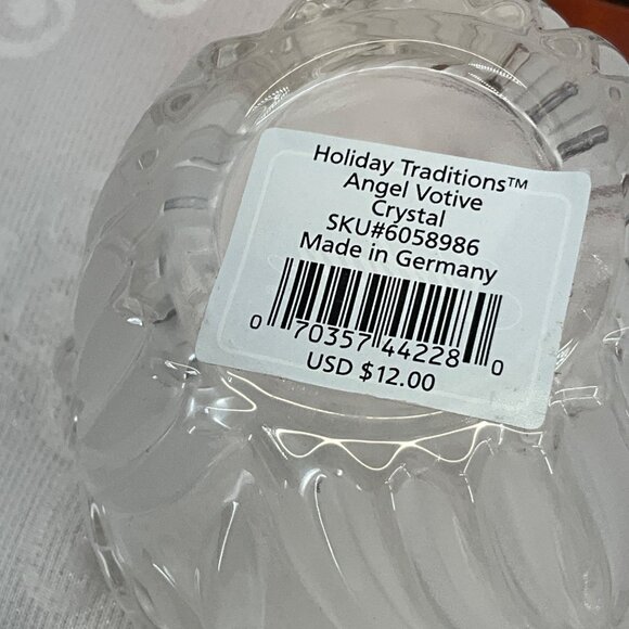 Gorham Angels Of Peace Crystal Votive Candle‎ Holder - Picture 7 of 7